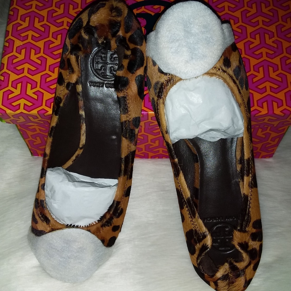 🎉HOST PICK🎉 Tory Burch Reva Leopard Ballet Flat - Picture 7 of 8